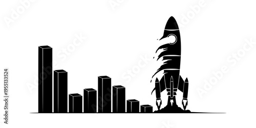 Predictive Analytics Marketing ROI Growth Icon