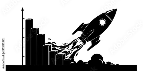 Predictive Analytics Marketing ROI Growth Icon