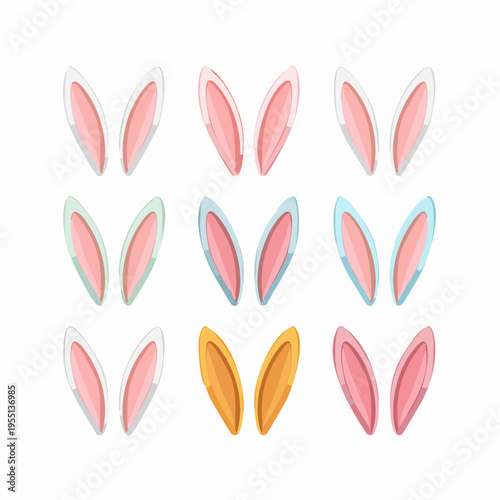 Hasenohren als Icon-Set