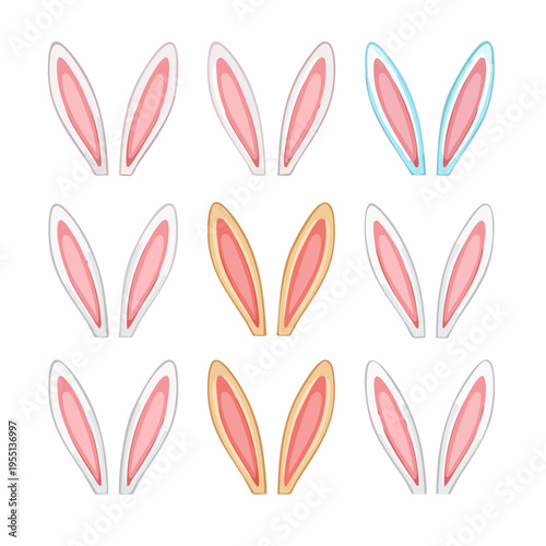 Hasenohren als Icon-Set