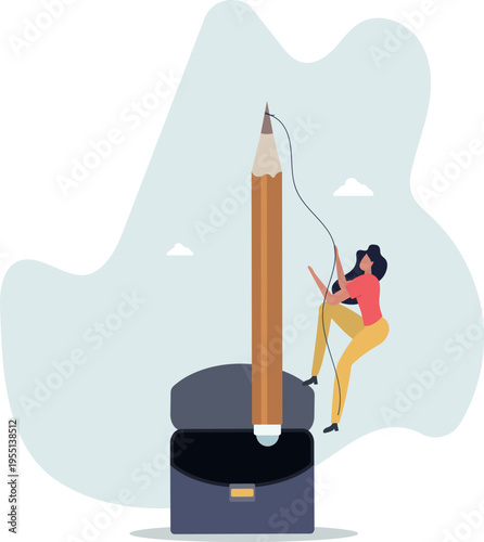 Creative challenge to reach goal and win business, idea, motivation and inspiration to achieve target concept.person's life situation and his activities.