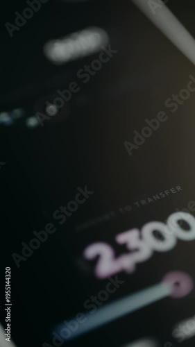 Message confirms a bank transfer of 2300 USD from a checking account to a savings account