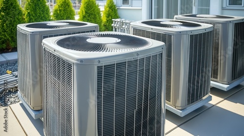 Outdoor air conditioning units hvac system