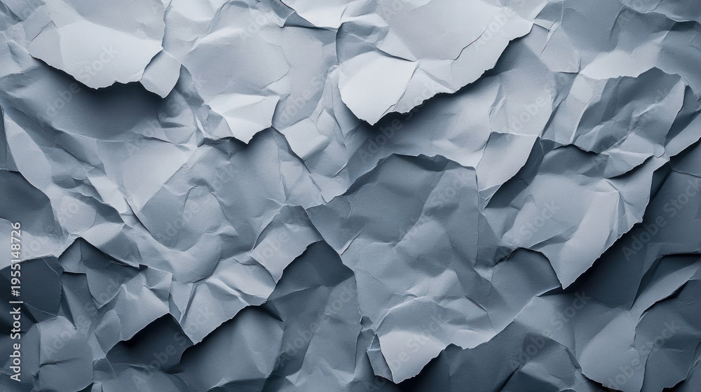 Fototapeta premium Crumpled gray paper texture background
