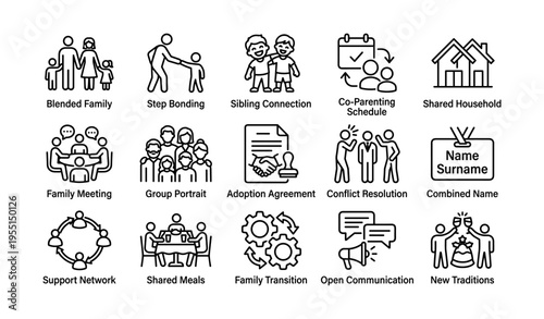 Family dynamics and co-parenting concepts in modern blended households