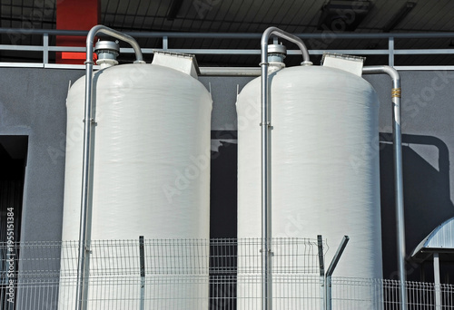 Fibreglass reinforced plastic tank