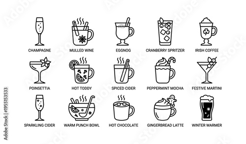 Festive holiday drinks collection: mulled wine, eggnog, more