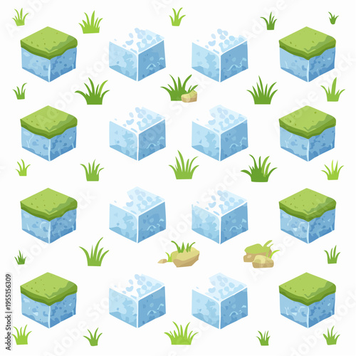 Spiele-Assets Tilemap Set für Plattform-Games