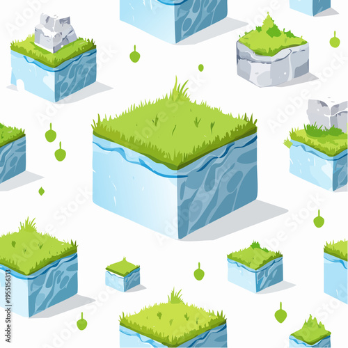 Spiele-Assets Tilemap Set für Plattform-Games