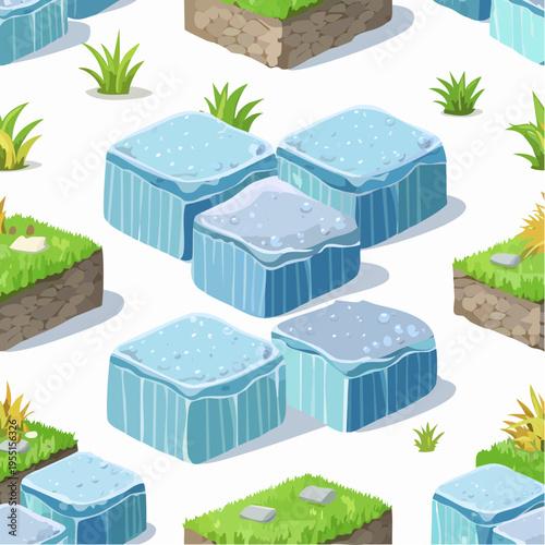 Spiele-Assets Tilemap Set für Plattform-Games