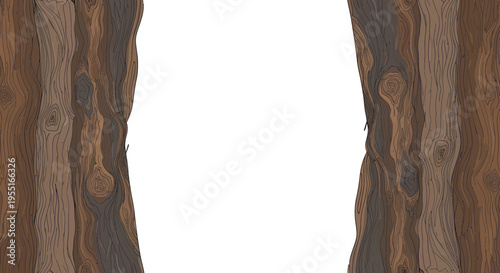 Rustic Wood Texture Background with White Space - Natural Grain Pattern