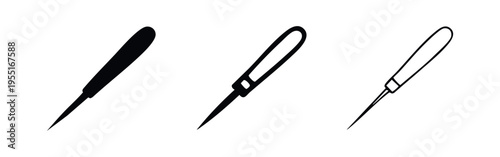 Scribe Tool Icons Set