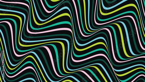 Abstract backgrounds with colorful wavy design. Wavy lines, textured background