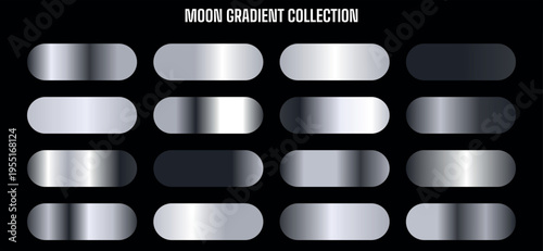 Major Metallic Gradient Collection – Smooth Silver and Steel Tones for Modern UI, Digital Art, Web Design, Sleek Abstract Backgrounds, Elegant Professional Textures