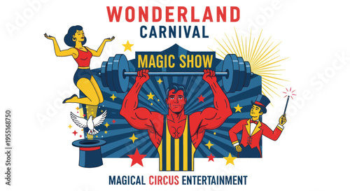 Magical Circus Entertainment: Wonderland Carnival Magic Show