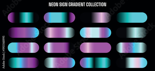 neon sign, gradient, vector modern abstract design with vibrant gradient style, premium background for UI, branding, digital artwork and creative visual projects