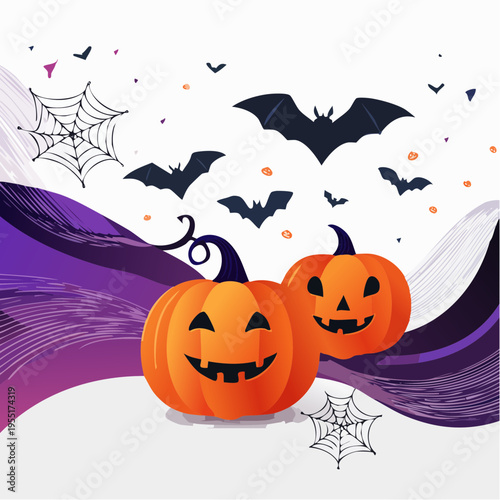 Halloweenbanner modern