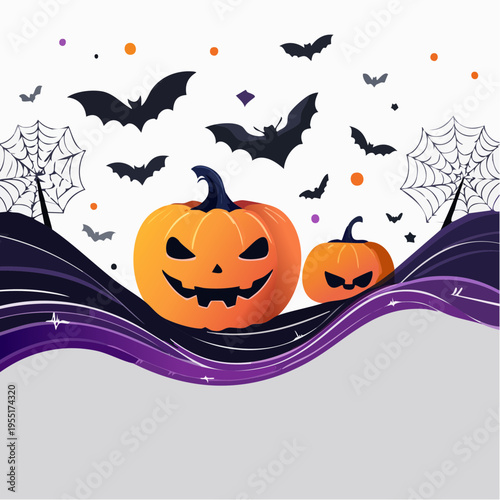 Halloweenbanner modern
