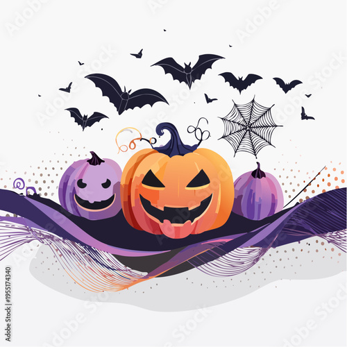 Halloweenbanner modern