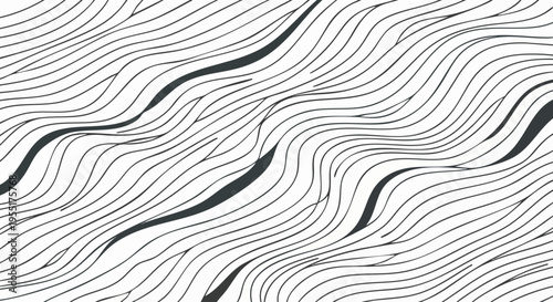 Abstract wavy lines pattern with organic flow and texture.