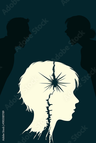 Child's Trauma in Divorce: Dysfunctional Parents Shouting, Fear, Discord & Pain