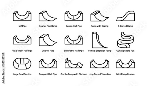 Skatepark ramp designs: half pipes, quarter pipes, and more