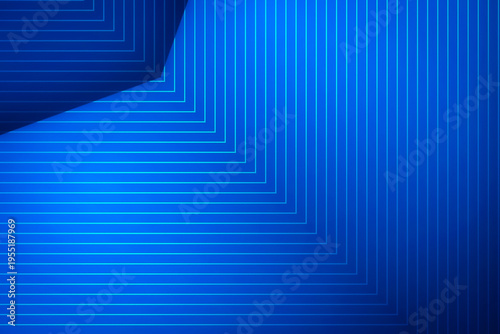 Wallpaper Mural Modern background illustration with repeating blue geometric lines forming a structured pattern on a vibrant blue gradient backdrop Torontodigital.ca