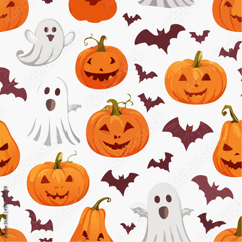 Halloween Pattern nahtlos