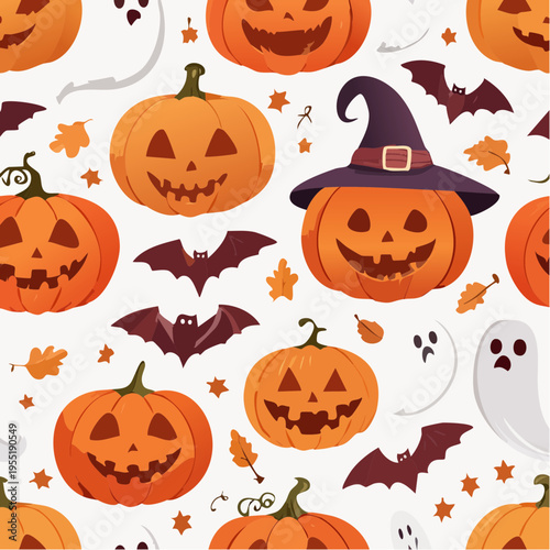 Halloween Pattern nahtlos