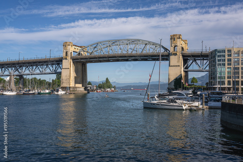 Burrard Bridge over False Creek - Vancouver, British Columbia, Canada