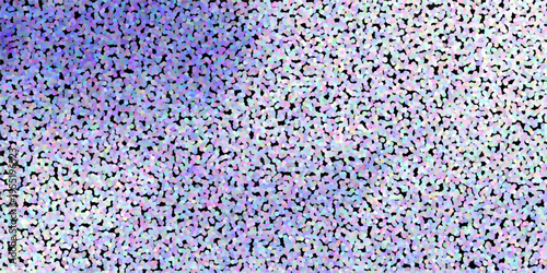 Pastel pointillist abstract background with soft pink blue and white dots on a black canvas creating a dreamy ethereal texture