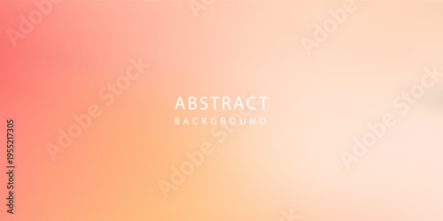 Pastel red and orange gradient background. Colorful blurred texture design for digital, banner, web, poster, ads, surface, backdrop, header, greeting, invitation, celebration, display, branding.