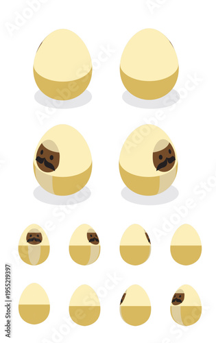 Canvastavla Easter Egg Simon of Cyrene Isometric Spinning Animation Frame