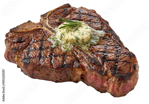 Delicious Grilled Porterhouse Steak with Herb Butter