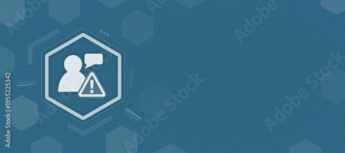 Single Opinion Conflict and Individual Speech Warning Concept Vector Illustration with Copy Space