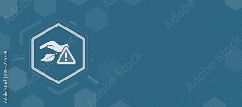 Environmental Protection Alert and Nature Conservation Ecology Warning Vector Background with Copy Space