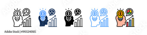 Smart Investing Icon Multiple Style