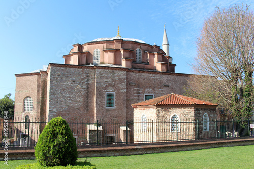 Bild auf Leinwand Little Hagia Sophia Mosque Church of Saints Sergius Bacchus facade September 202