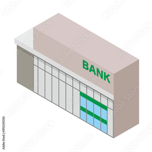 銀行の建物イラスト