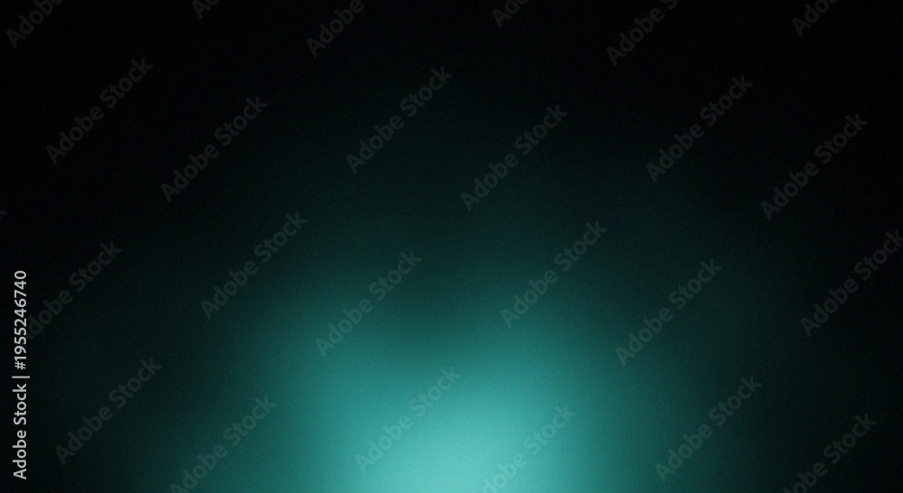 Fototapeta premium A serene gradient blending from deep dark to tranquil teal hues illustration