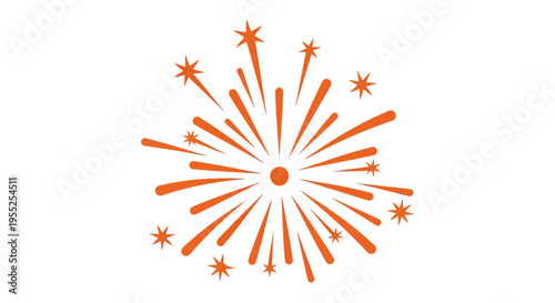 Firework Explosion in the Air.