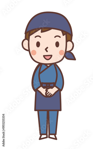 和食・和菓子屋の男性店員・職人