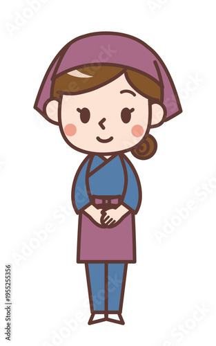 和食・和菓子屋の女性店員