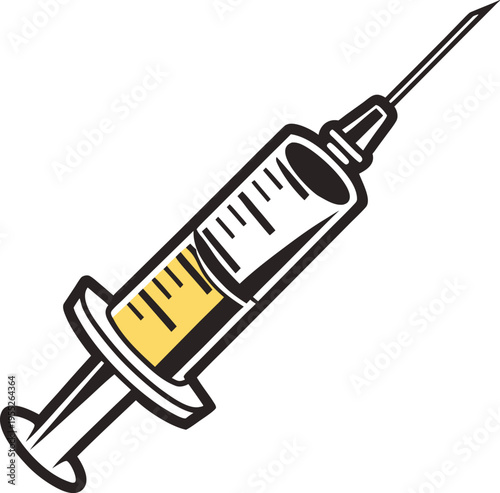 syringe with needle