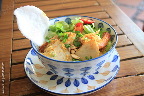 A Bowl of Delicious My Quang Noodles in Vietnam