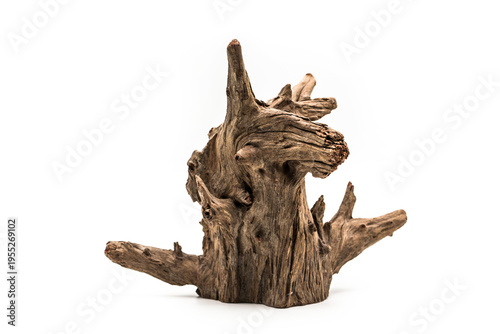 Old and rusty wooden piece for home and garden decoration