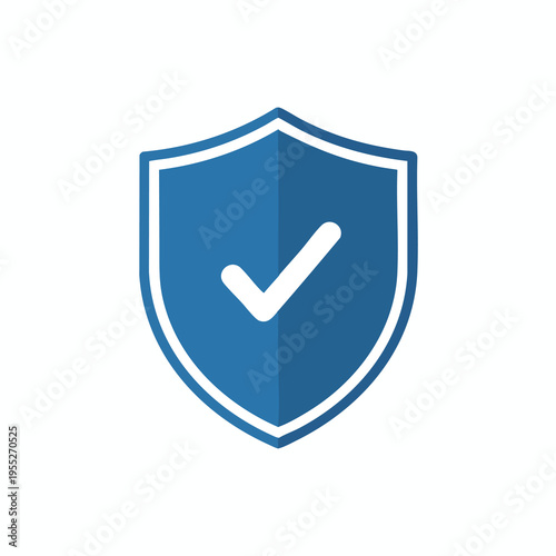 A blue shield icon with a white checkmark, indicating security or approval