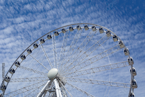 Ferris wheel in the city