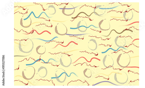 Abstract decorative wavy pattern. Suitable for wallpaper, background texture,wrapping.