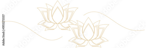line art lotus illustration background for vesak day